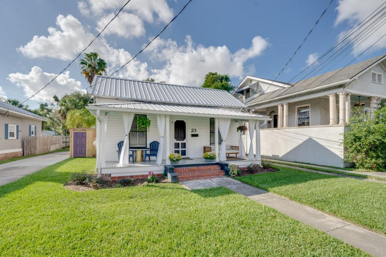 Updated Early 1900S 2Br Cottage Walking Distance To Downtown With Onsite Parking 圣奥古斯丁 外观 照片